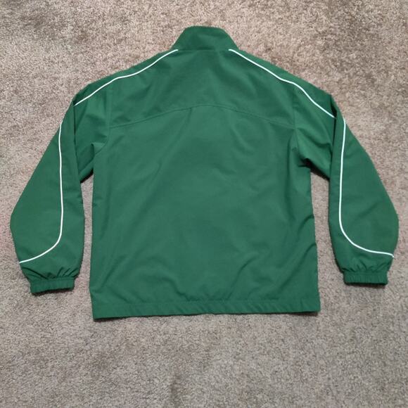 Vintage Nike Zip Up Windbreaker Jacket Boys Size XL (18-20) Green Front Pockets - Picture 5 of 8